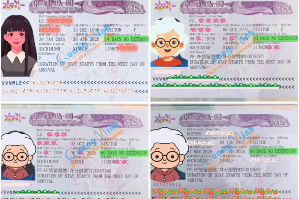 xét duyệt hồ sơ xin visa đài loan 2026 - quang minh visa
